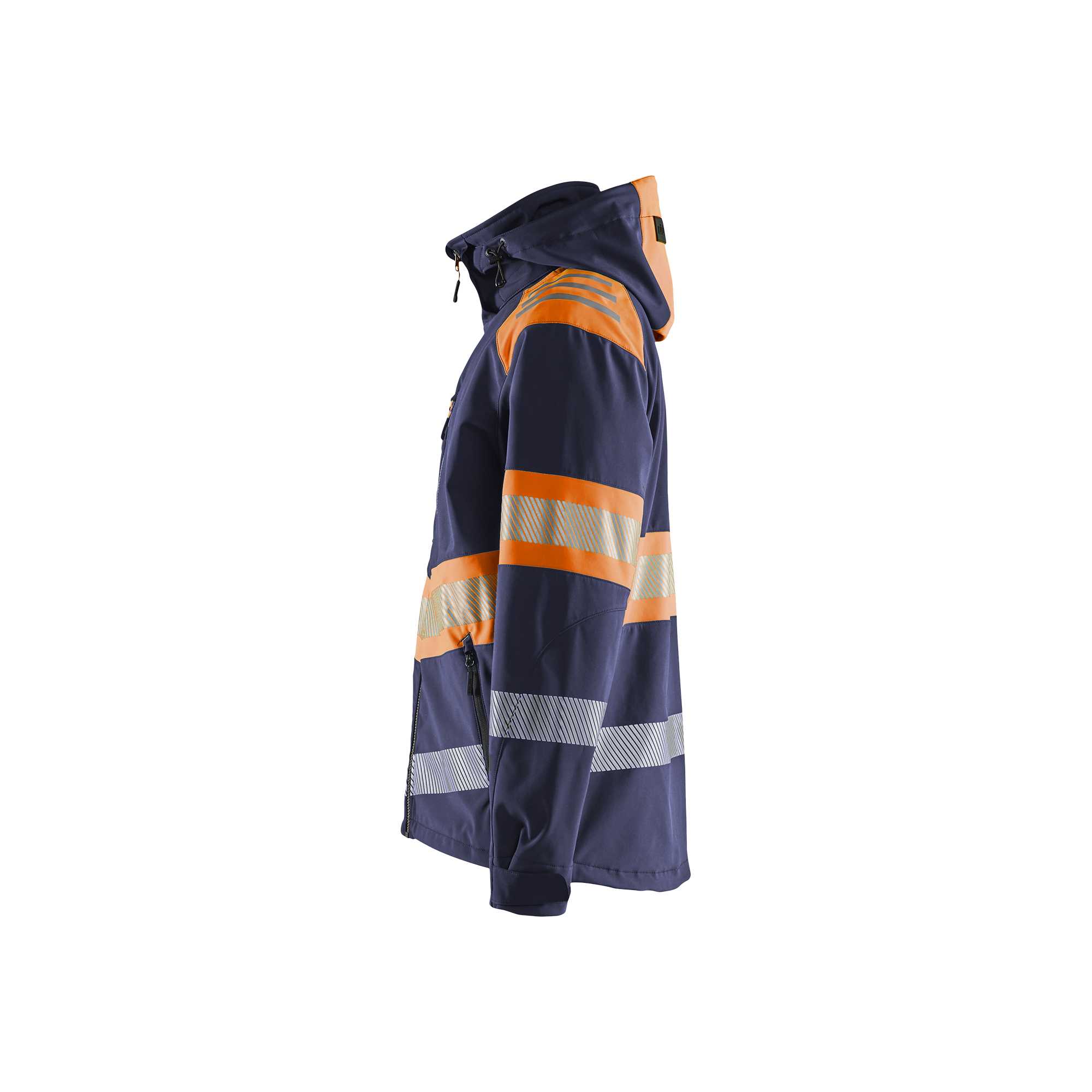 BLAKLADER 44942513 Hi Vis Softshell Jacket Softshell Work Jacket MEN - Waterproof